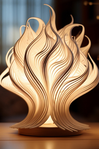 Ivory Flame Plume