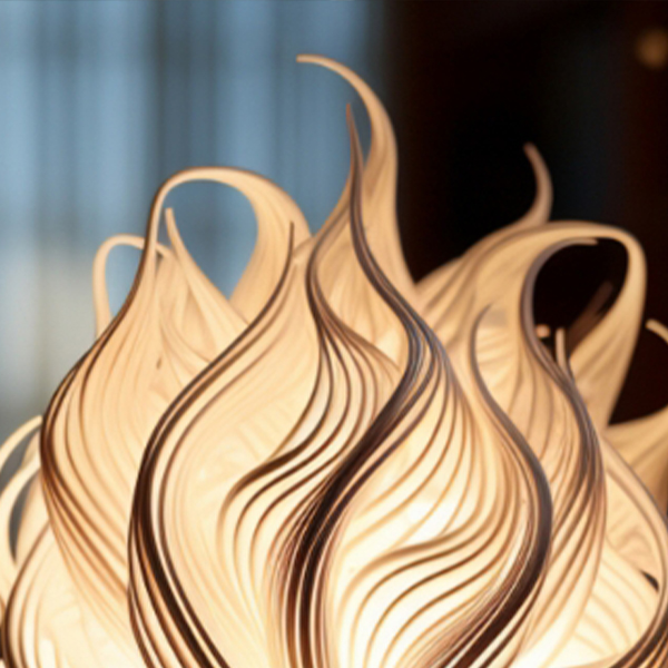 Ivory Flame Plume