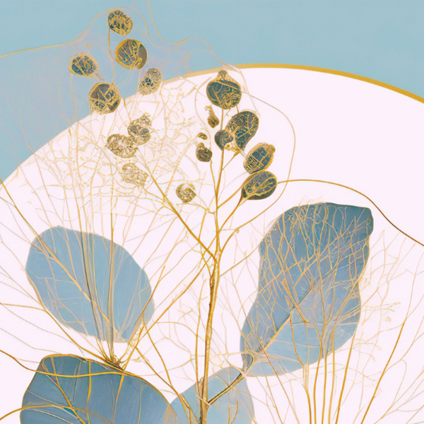 Gilded Serenity Bloom